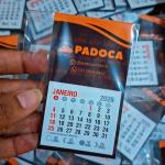 Calendário magnético personalizado 5cm x 8,8cm - 50 unidades
