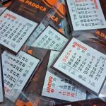 Calendário magnético personalizado 5cm x 8,8cm - 50 unidades