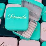 Mini porta joias de bolsa personalizado