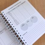 Agenda personalizada datada ou permanente A5
