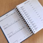 Agenda personalizada datada ou permanente A5