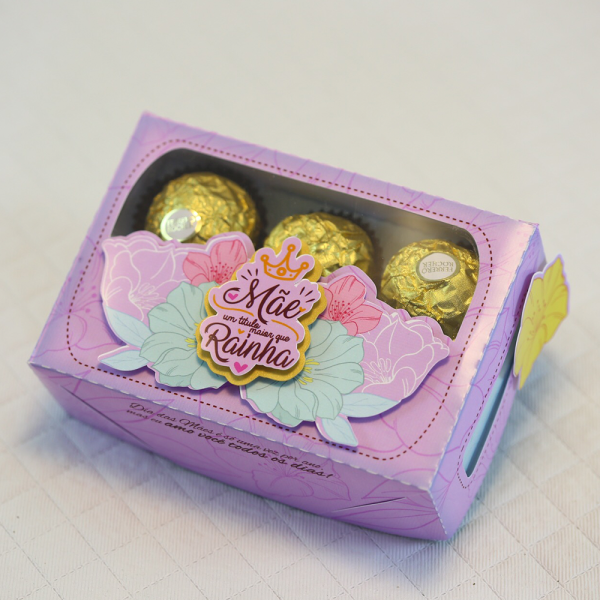 Caixa 6 doces - Dia das Mâes