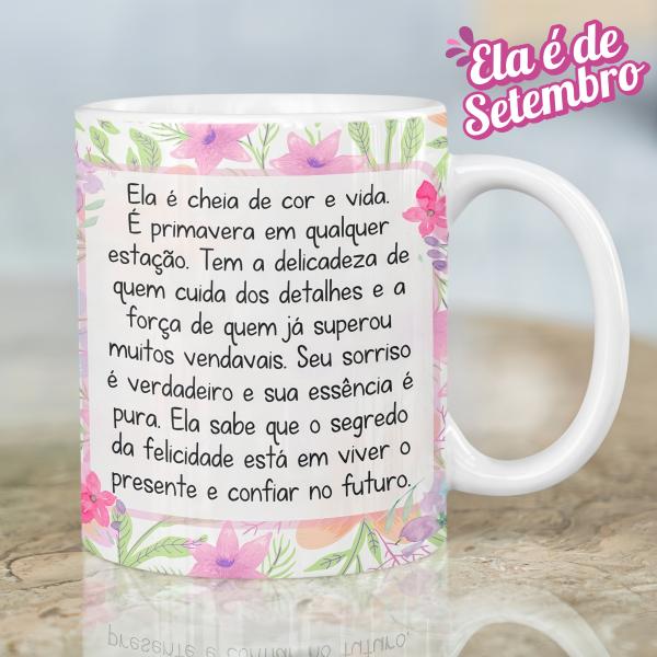 Caneca Porcelana - Mulheres de cada mês