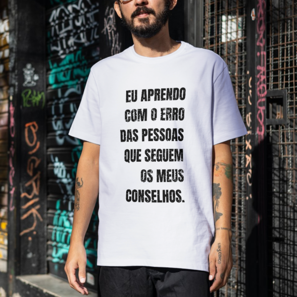 Camisa Off White - Eu aprendo com os erros