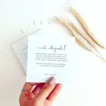 Cartão de Agradecimento Oi Cheguei!