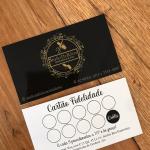 Cartão Fidelidade Personalizado - 50 unidades