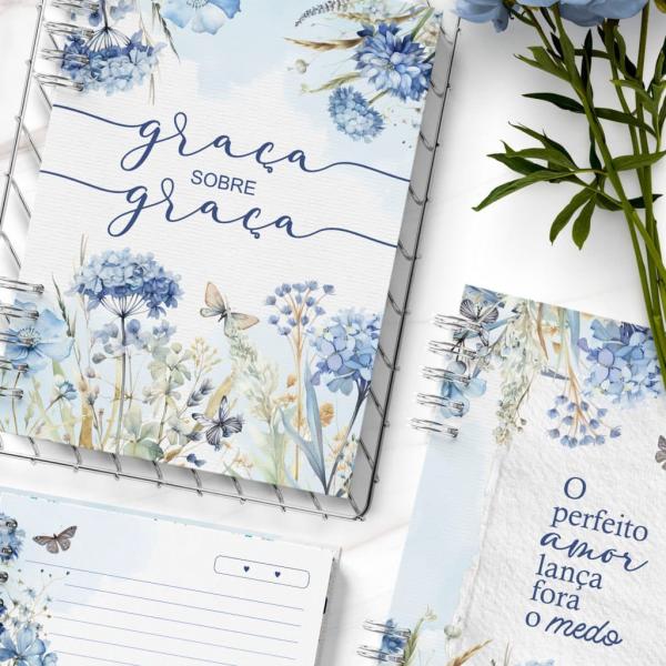 Agenda Permanente A5 | Floral Blue