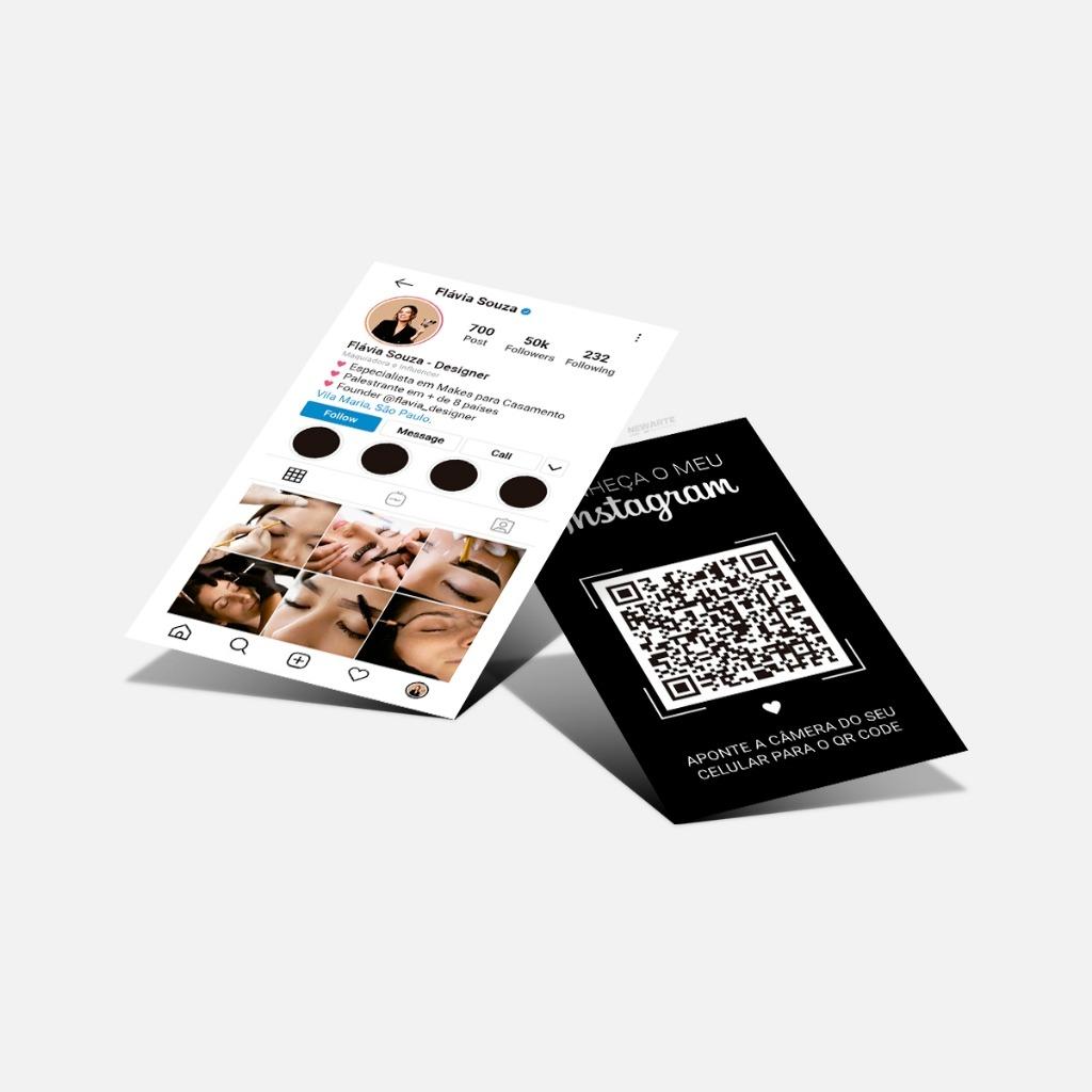 Cartão de Visita - Feed Instagram | 100 unidades